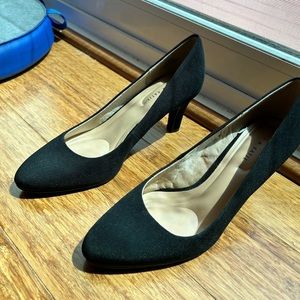 Kelly & Katie Genna Pumps Black Canvas 7.5 New